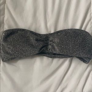 Kendall and Kylie glitter bikini top